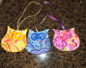 Owl shaped air fresheners Aren't they cute?